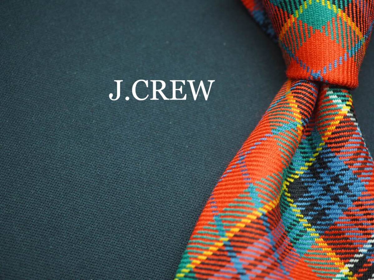 美品【J.CREW ジェイクルー】 J 2639 WOOL ブランド ネクタイ 古着 良品 転売 仕入