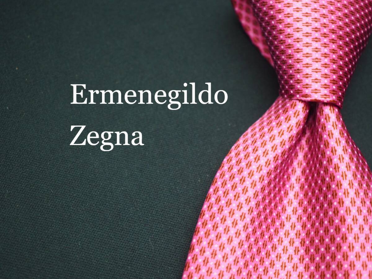 美品【Ermenegildo Zegna エルメネジルドゼニア】 J 2755 SILK ブランド ネクタイ 古着 良品 転売 仕入
