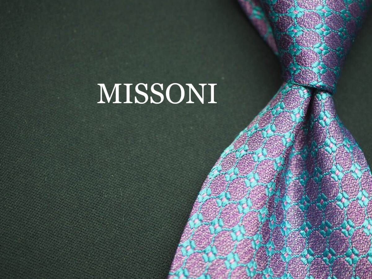 美品【MISSONI ミッソーニ】 J 2857 SILK ブランド ネクタイ 古着 良品 転売 仕入