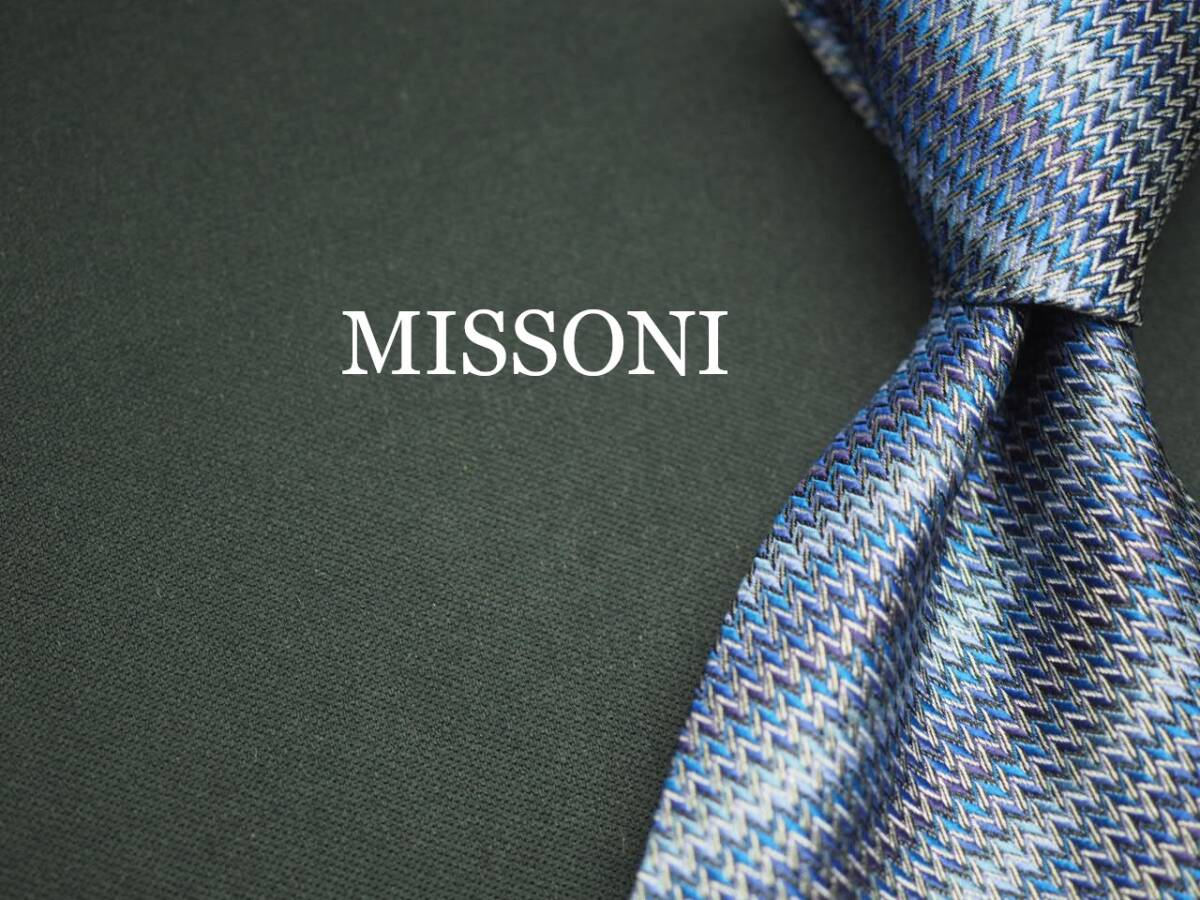 美品【MISSONI ミッソーニ】 K 1353 SILK ブランド ネクタイ 古着 良品 転売 仕入