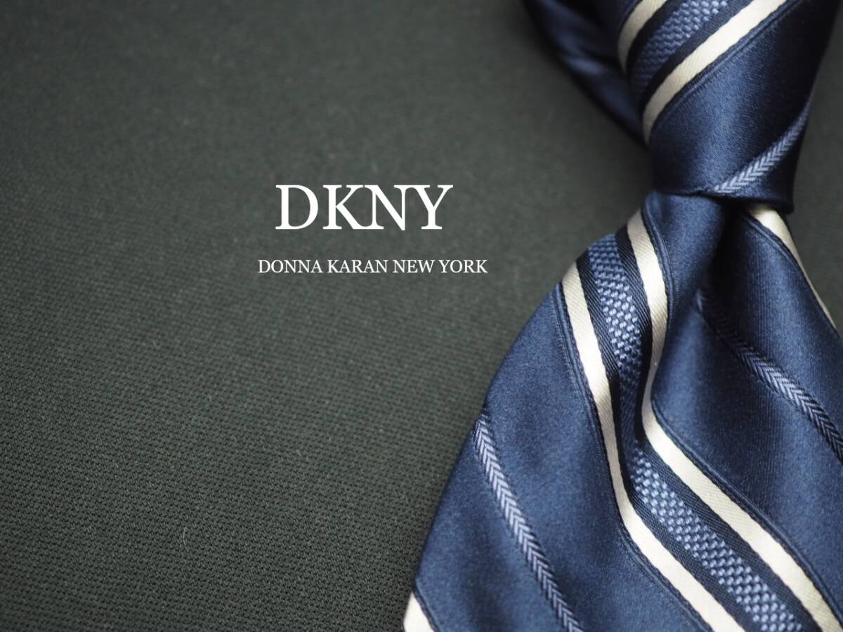 【DKNY ダナキャラン ニューヨーク】 K 1440 SILK ブランド ネクタイ 古着 良品 転売 仕入
