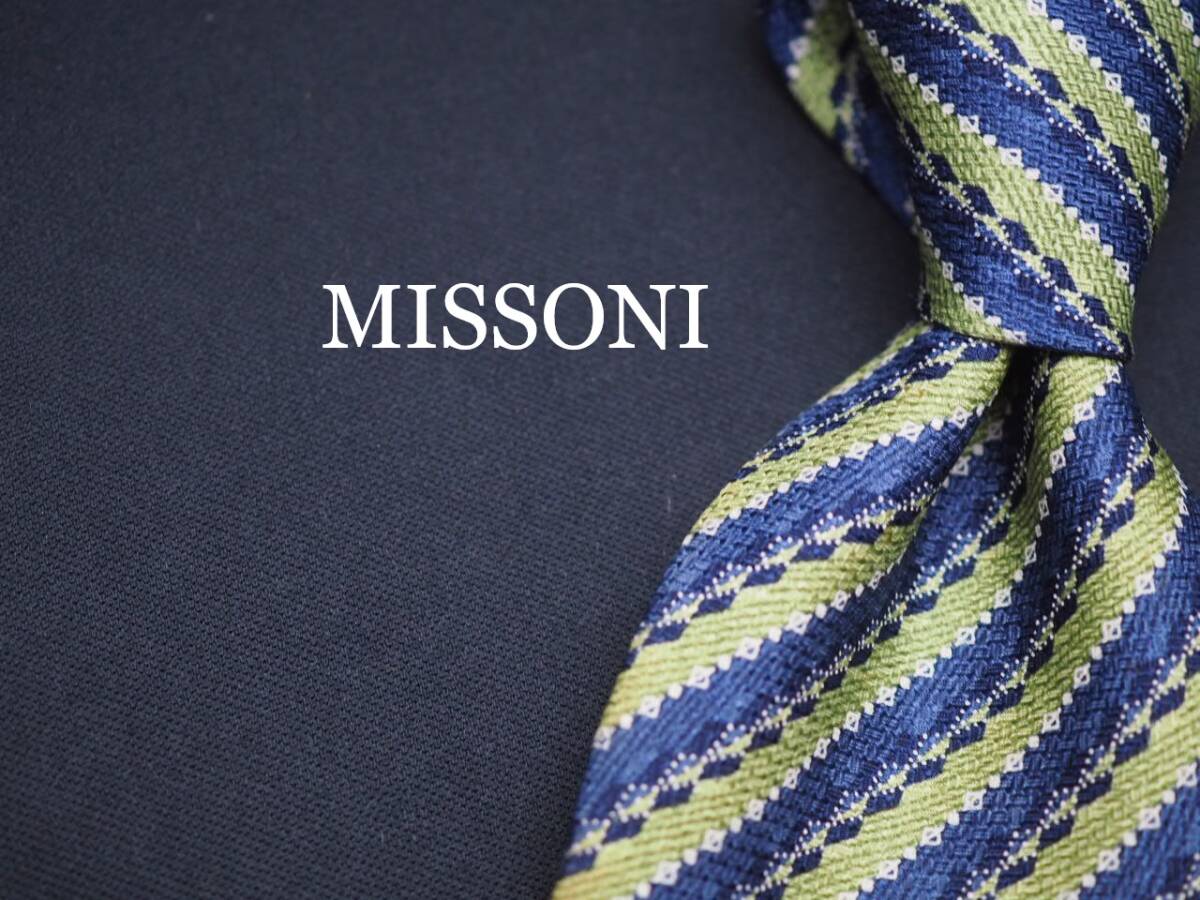 【MISSONI ミッソーニ】 K 1928 日本製 SILK ブランド ネクタイ 古着 良品 転売 仕入
