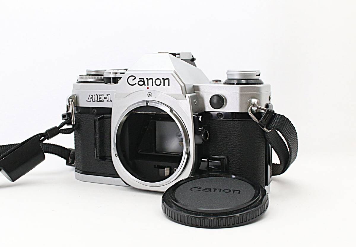 【動作確認済】CANON AE-1 シルバー フィルム 一眼レフ カメラ MF ボディ