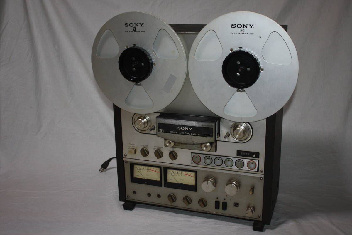 SONY　TC-R7-2　希少！正常動作品 保証付き　オープンリールデッキ　リール(R-11A)2本付き（検索：オーディオ機器、昭和レトロ）