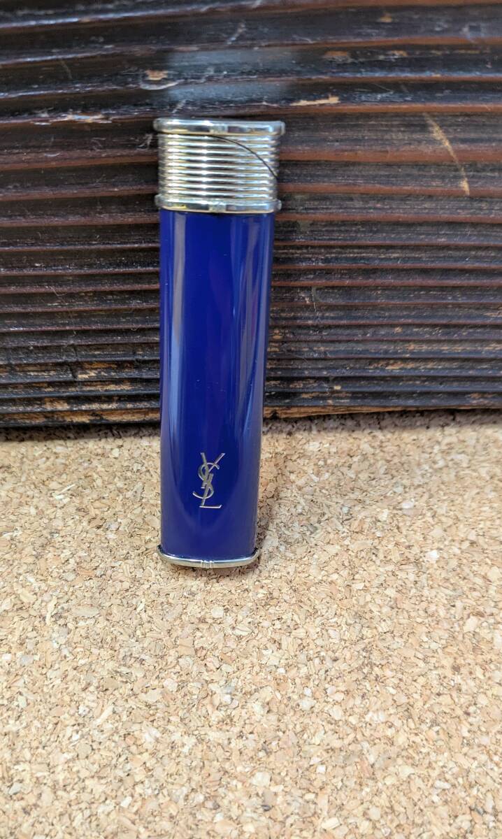 着火確認品◆Yves Saint Laurent　イブサンローラン スリム　ガスライター ◆