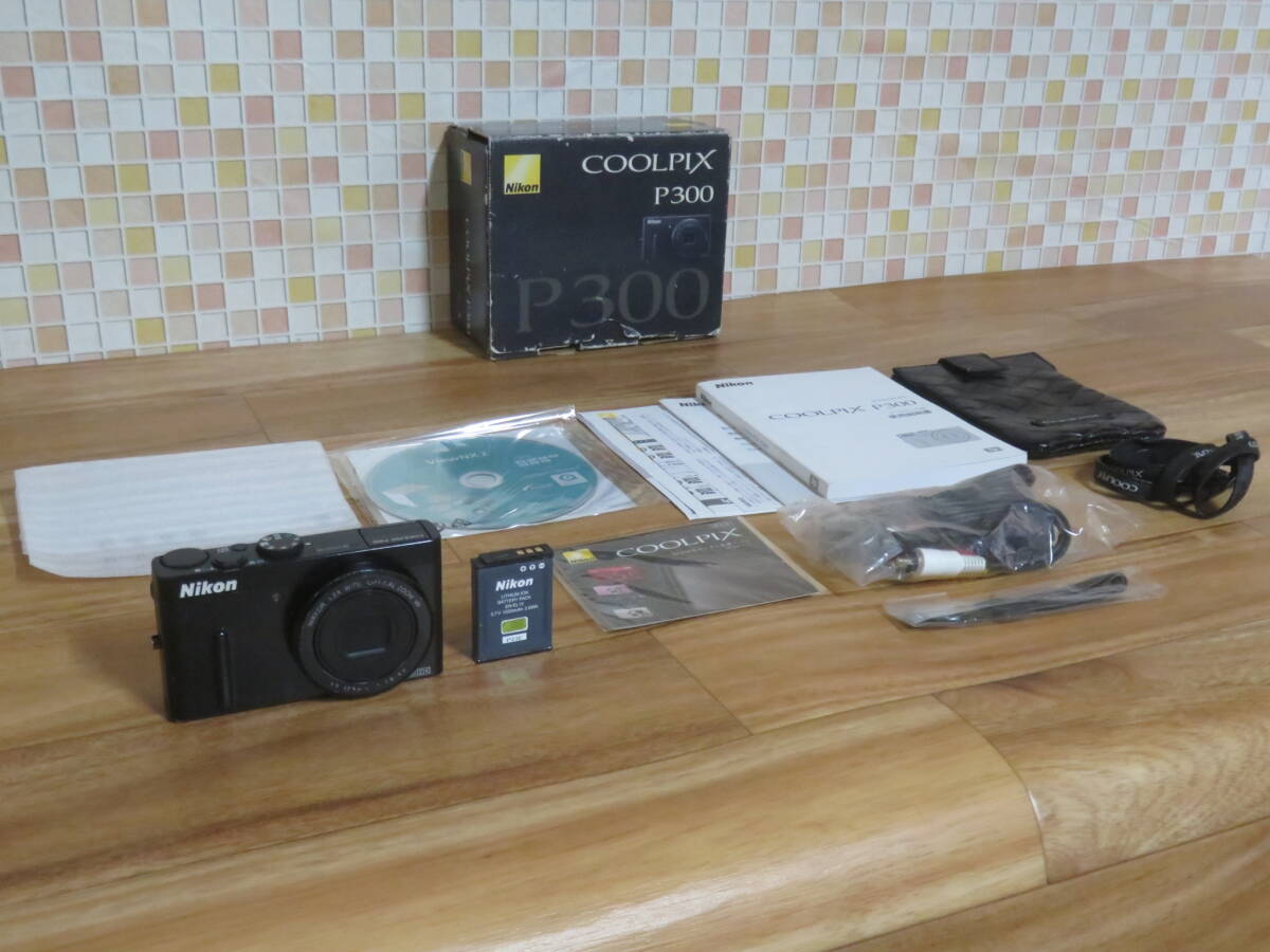 Nikon ニコン COOLPIX P300 コンパクトデジタルカメラ 元箱/説明書付き 室内保管品 