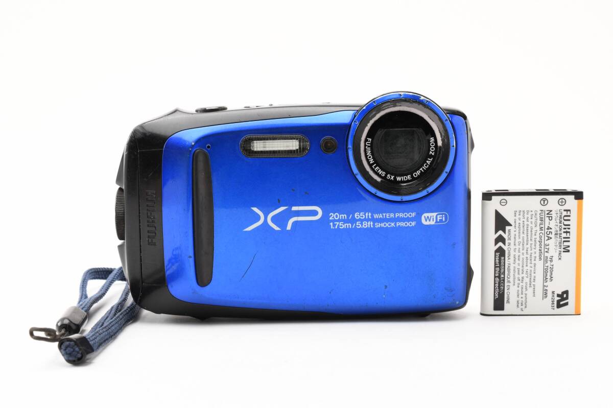 【動作品】FUJIFILM　FINEPIX　XP120　ブルー　No.1446