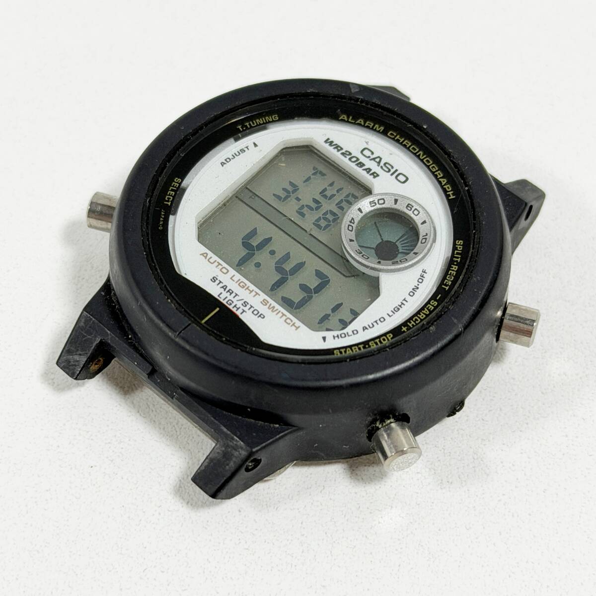 【54180V】稼働品 希少 CASIO カシオ DW-6100 腕時計 クォーツ式 ケースのみ メンズ 経年保管品 現状品