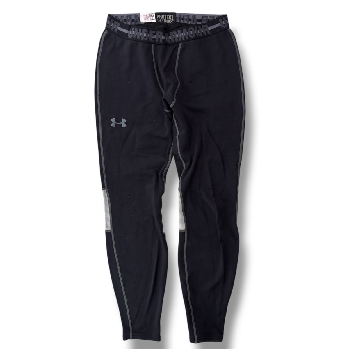 国内正規品★ UNDER ARMOUR アンダーアーマー メンズ 冬用 コンプレッション タイツ 黒 XL スポーツウェア ストレッチ インナー スパッツ