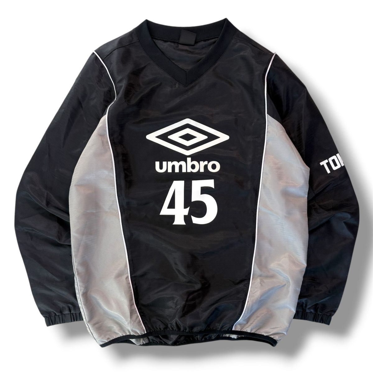 希少★ UMBRO アンブロ 実践学園高等学校 サッカー部 プルオーバー ウィンドブレーカー ジャケット ピステ ジャージ M 高校サッカー