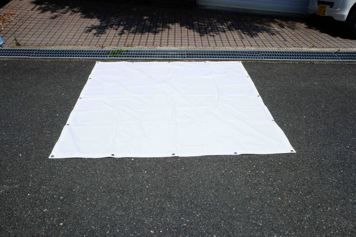 ビニールシート防炎加工品　180cmx180cm 無使用品