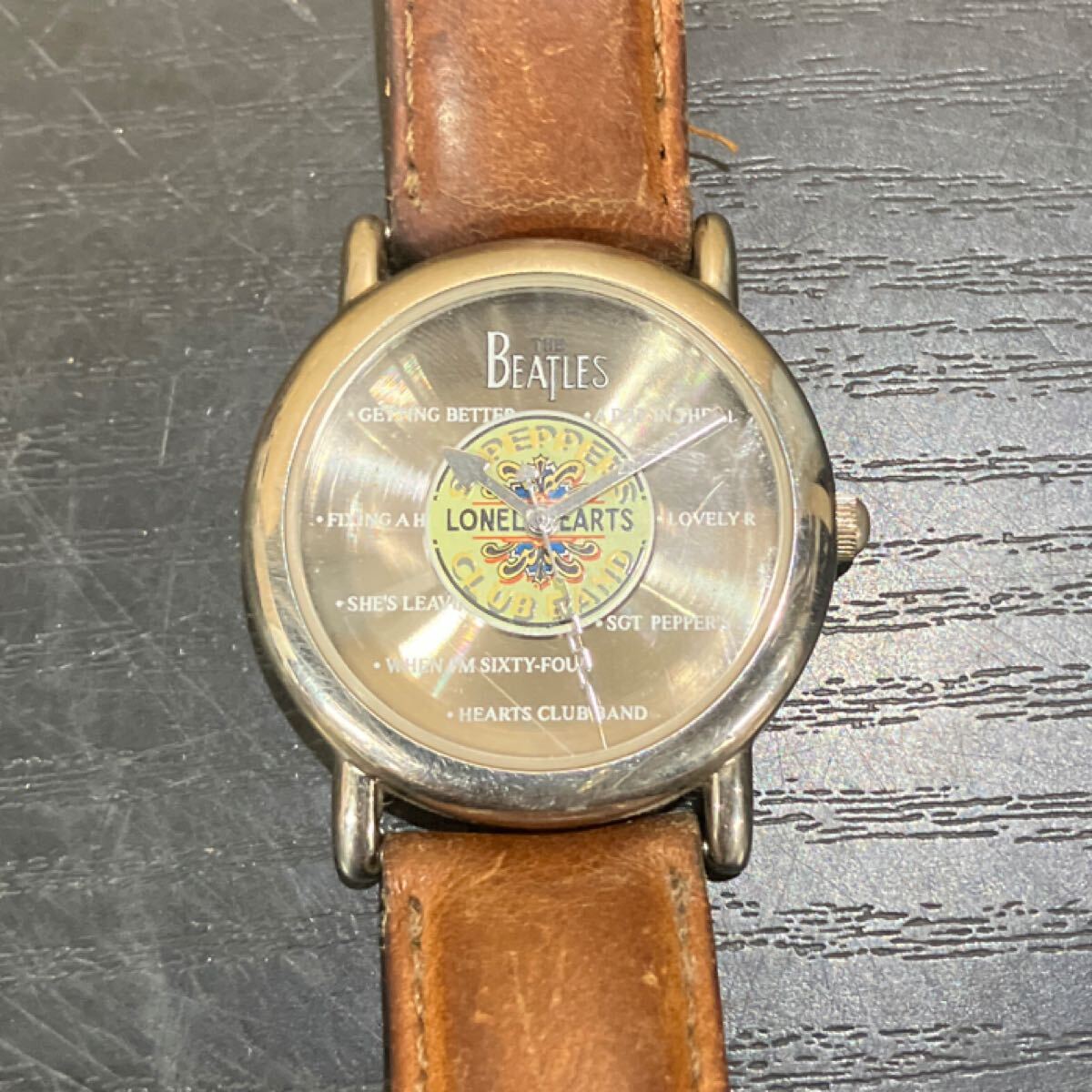 TKM921 THE BEATLES 腕時計 WBTL01 クォーツ Apple Corps ビートルズ レトロ ヴィンテージ 動作未確認 現状品