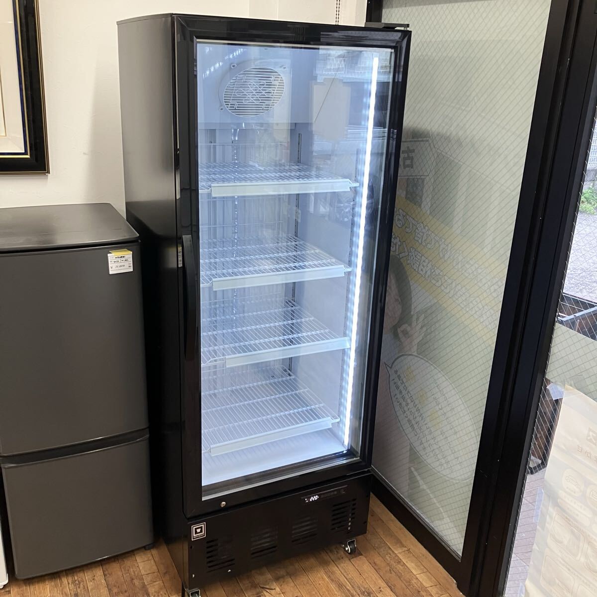 TKK413【2025年製★】REMACOM リーチイン冷凍ショーケース フリーズパイソン 380L RIS-TR380SB -5℃~-25℃ LED照明付 定価約30万円
