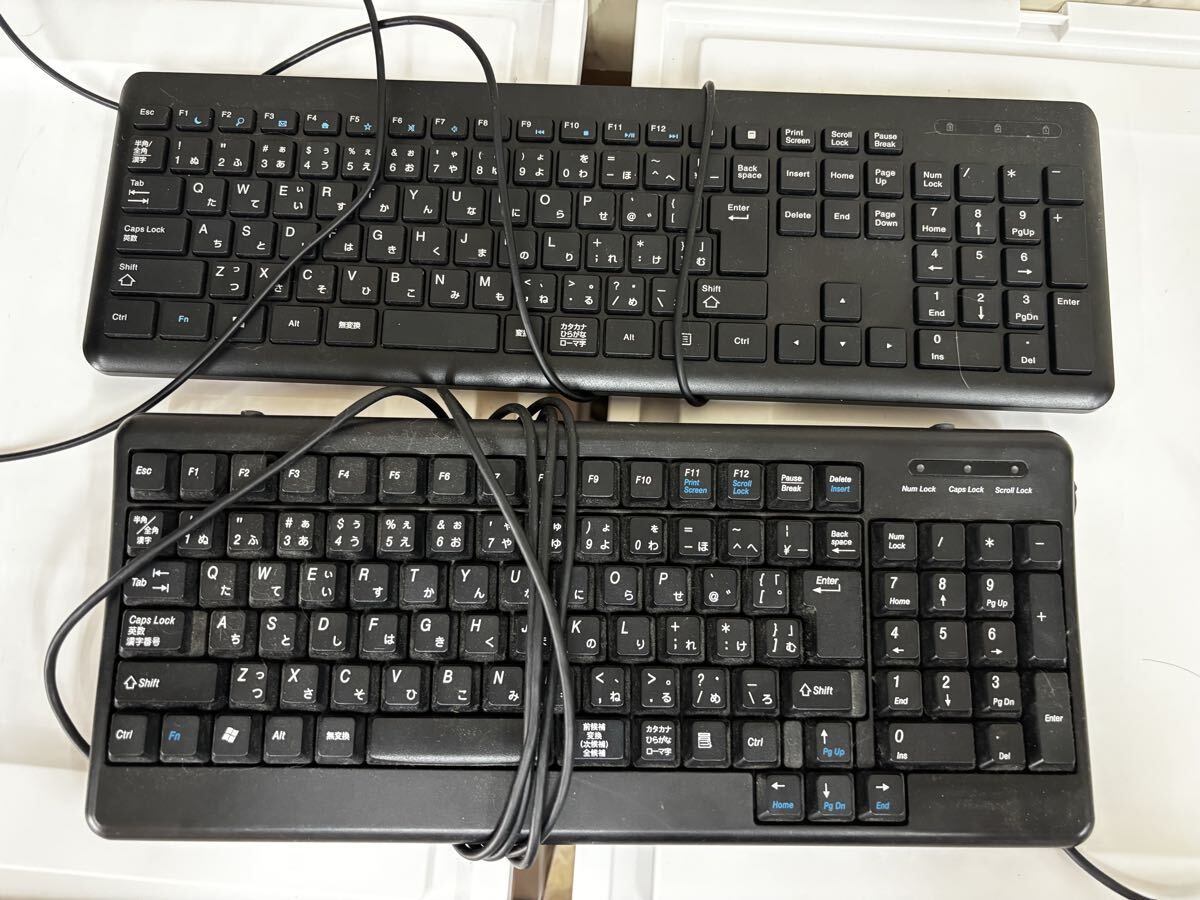 S-141 キーボードセット　UCL111UBK1 有線キーボード　エレコム　キーボード TK-U01MALBK ブラック