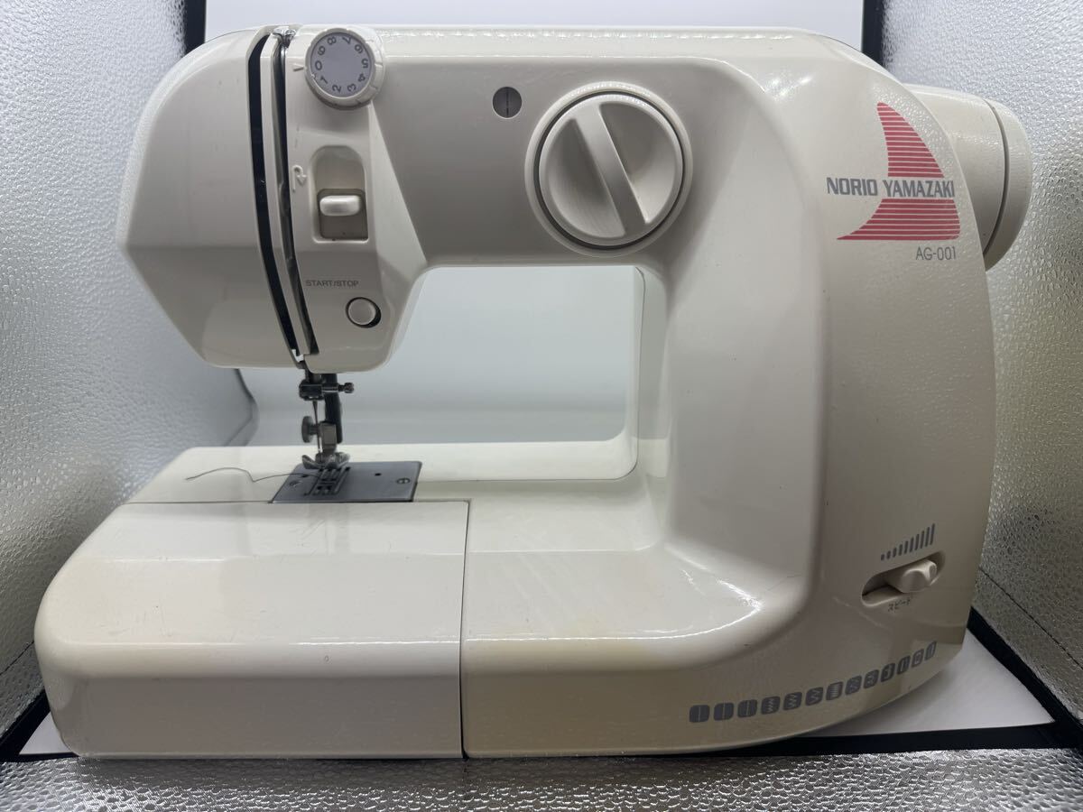 I2446 NORIO YAMAZAKI アックスヤマザキ AG-001 電子ミシン 裁縫　通電確認済