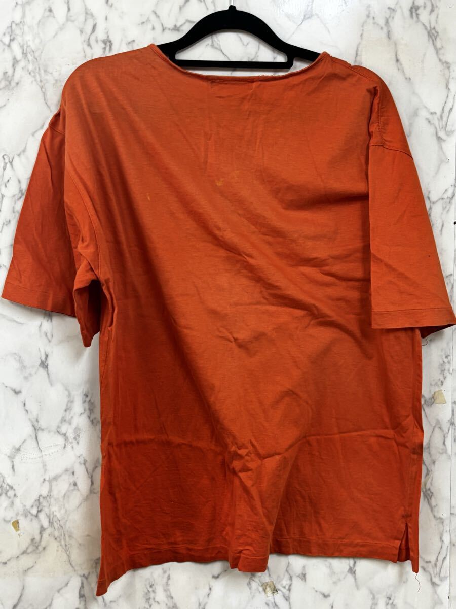 S-93 LANCELランセル オレンジ Tシャツ 半袖