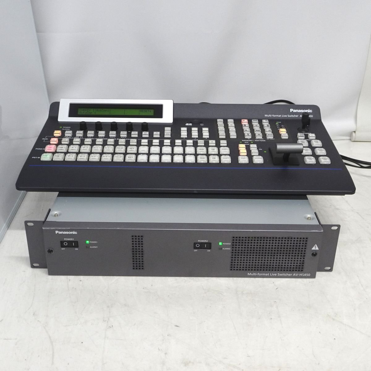 Panasonic AV-HS450 マルチフォーマットライブスイッチャー コンパネ付き HD対応（U1N+C1N）【中古/動作品】#446172