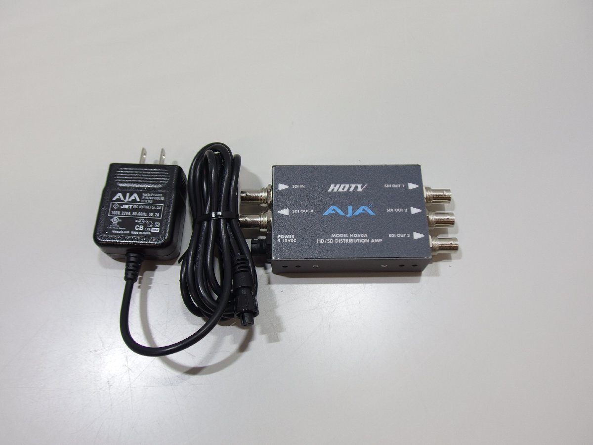 AJA HD5DA HD-SDI/SDI シリアル デジタル分配増幅器【中古/動作品】#413796
