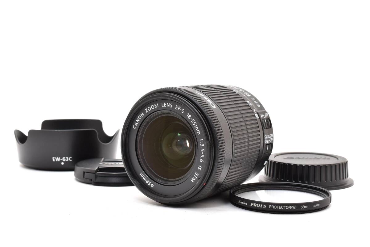 CANON EF 18-55mm F3.5-5.6 IS STM キャノン 単焦点レンズ #4601