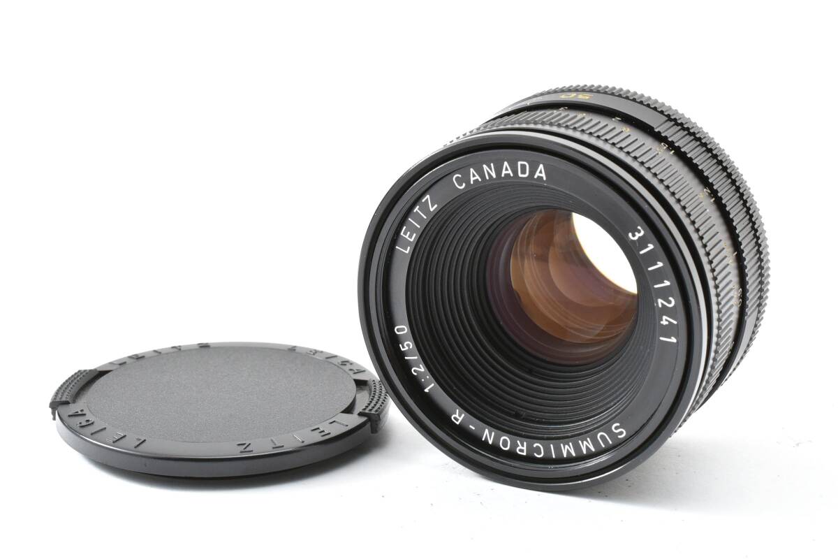 Leica ライカ SUMMICRON-R 50mm F2 LEITZ CANADA 単焦点レンズ #4627