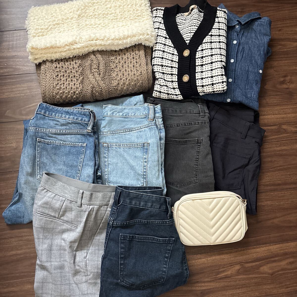 レディース セット まとめ売り 女性用 婦人服 M トップス パンツ UNIQLO GU earth ems
