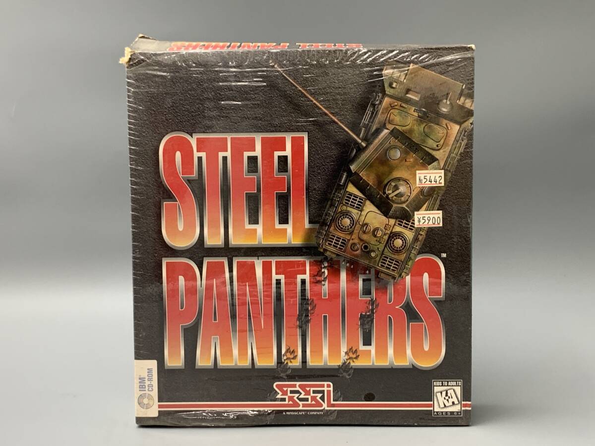 7＃A1/6015　スチールパンサー (1995)IBM PCゲーム タンク 第二次世界大戦 SSI　現状/未確認　80サイズ
