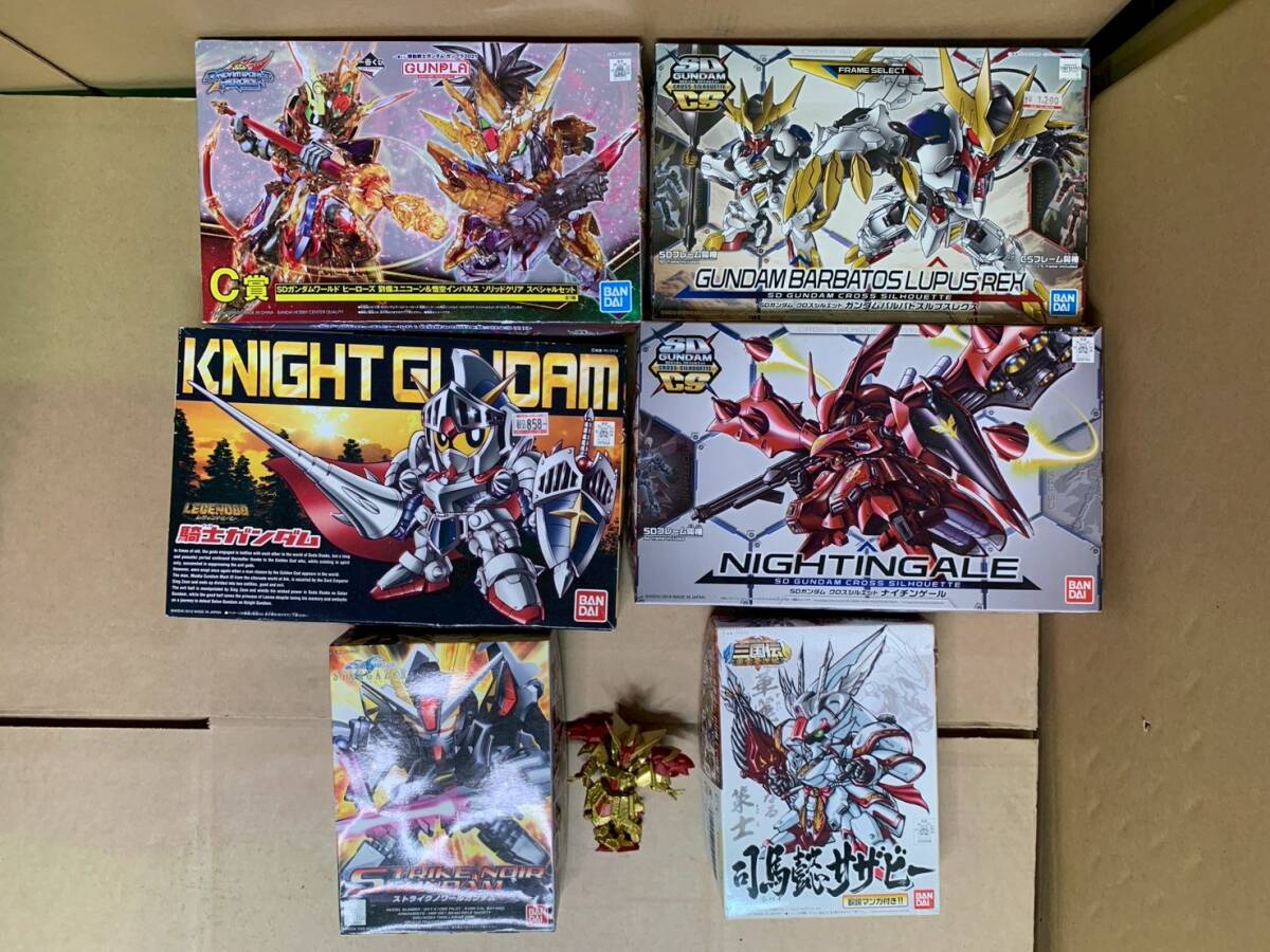 7＃W/P383L バンダイ 1番くじC賞ユニコーン&悟空インパルス BB戦士レジェンドBB ナイチンゲール BB戦士司馬懿サザビー等6点現状/未確認120S