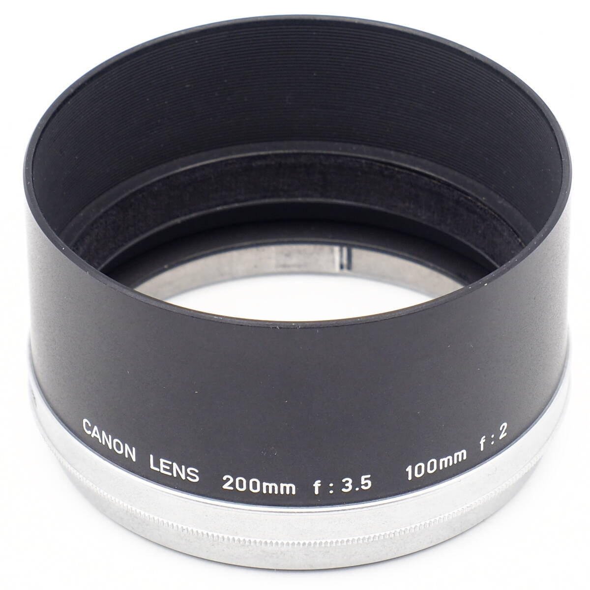 Canon Lens 200mm f3.5 100mm f2 Leica Screw L39 / FL / R マウント用 かぶせ式 60mm メタルフード T-60 Φ60mm フィルター径 58mm 分割式