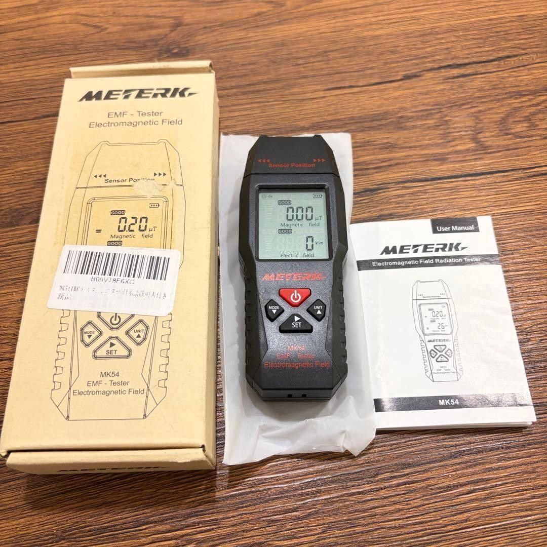 【動作品】METERK 電磁波測定器 電磁波計 EMF検出器