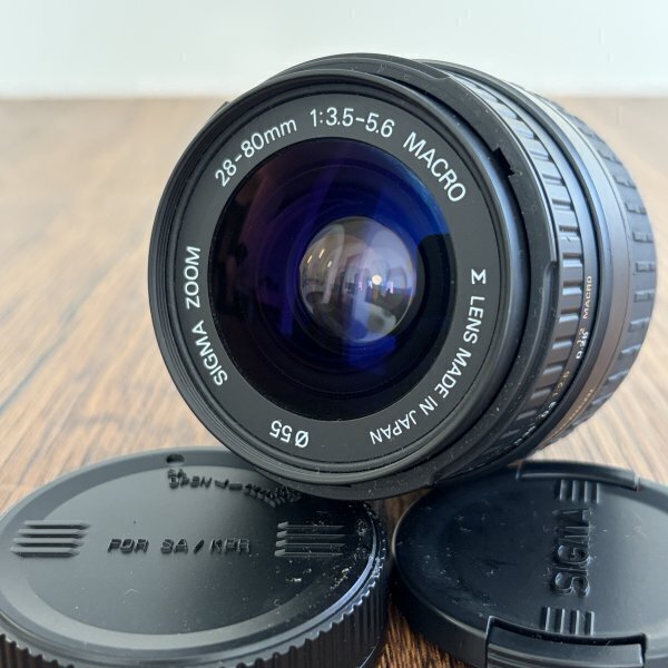 SIGMA シグマ ZOOM 28-80mm F3.5-5.6 MACRO SA/Kマウント 標準ズームレンズ カメラレンズ 中古