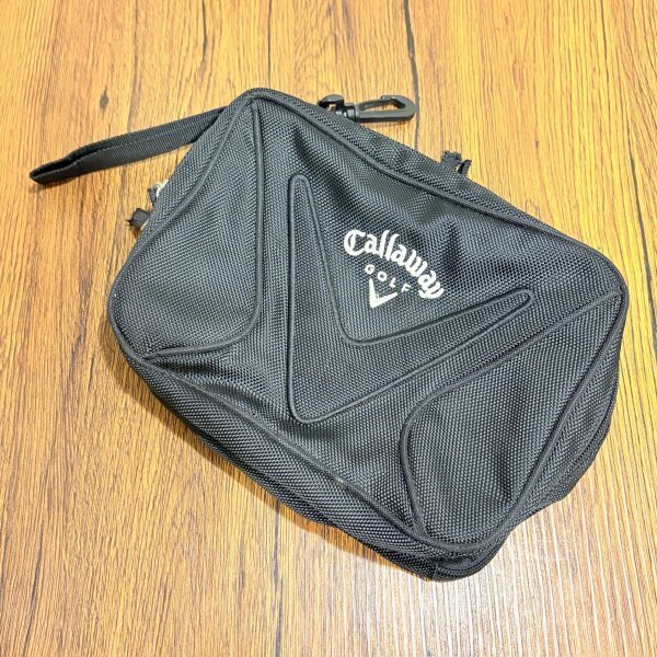Callaway Golf キャロウェイ 多収納 アクセサリーポーチ ゴルフ 小物入れ ブラック 黒