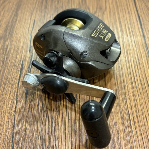シマノ 幻風 300F ベイトリール 両軸リール SHIMANO ゲンプウ 5.1 釣具 ルアーフィッシング バス釣り オールドリール 中古 動作未確認