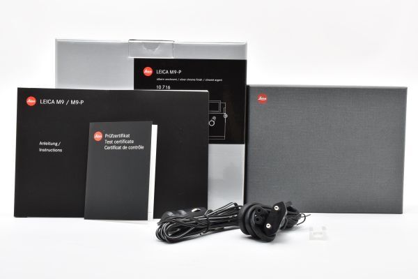 RU1597★ライカ LEICA M9-P 元箱 内箱 説明書 コードのみ