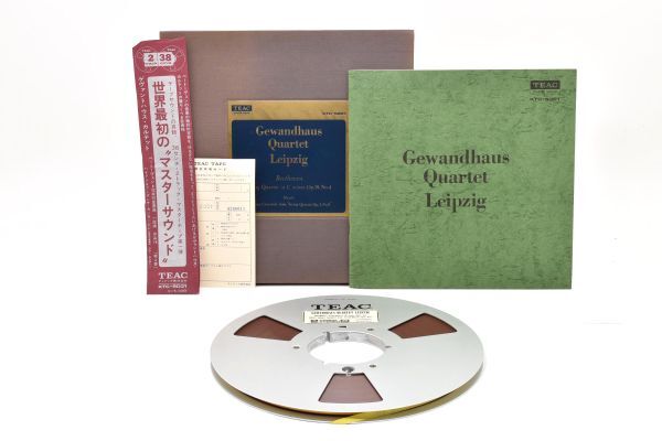 RU1604★TEAC KTC-5001 Gewandhaus Quartet Leipzig Beethoven 10号 オープンリールテープ