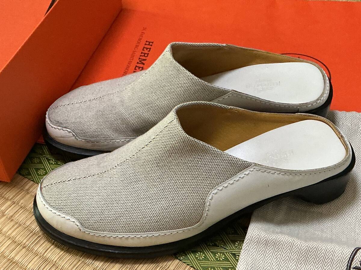 美品　HERMES エルメス　サンダル　38