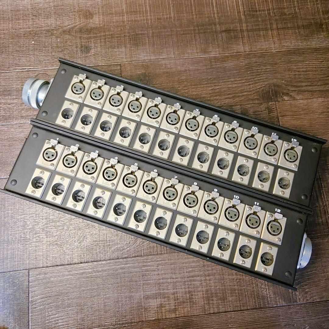 動作品　CANARE カナレ　コネクターボックス 12J12N1 12J12N2