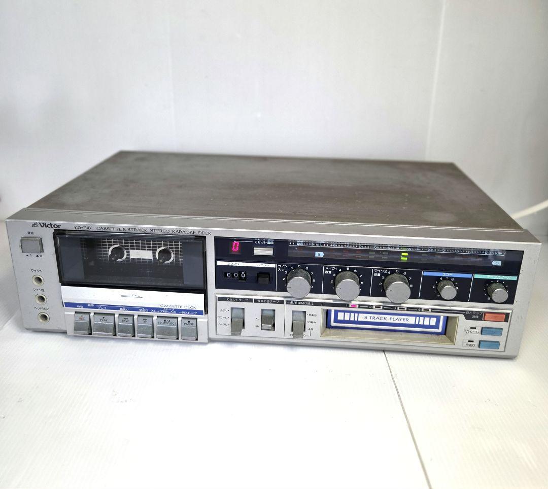 動作品　Victor ビクター　KD-E18 カセットデッキ　 8トラックテープ