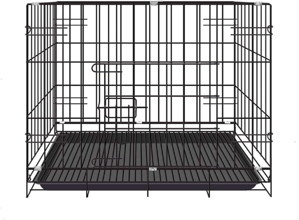 ペットケージ 犬 ゲージ 取り外し可能なトレー付 S ペット サークル 網すのこあり 折りたたみ式 屋根付き 小型犬 猫 鳥 ウサギ 動物