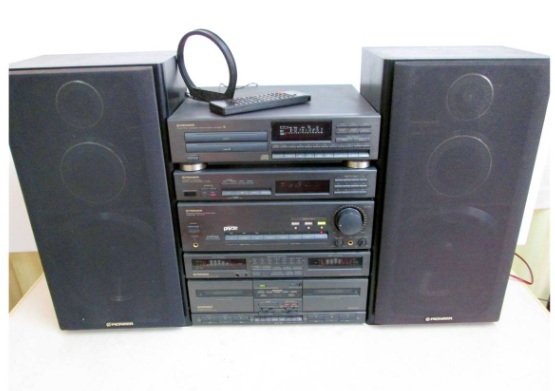  コンポ 「ジャンク品」 PIONEER パイオニア private プライベート RX-Z92V PD-Z92T S-Z92V ＜2＞ リモコン付 TNK90791