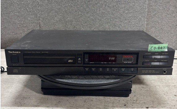 CDデッキ Technics SL-P300 COMPACT DISC PLAYER 簡易動作確認済み 中古現状品