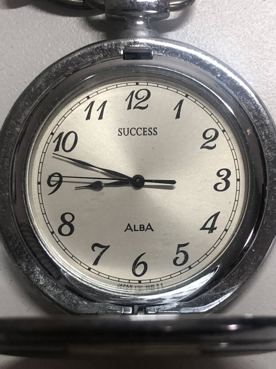 SEIKO　セイコー　アルバ　SUCCESS　V701-OA20　懐中時計