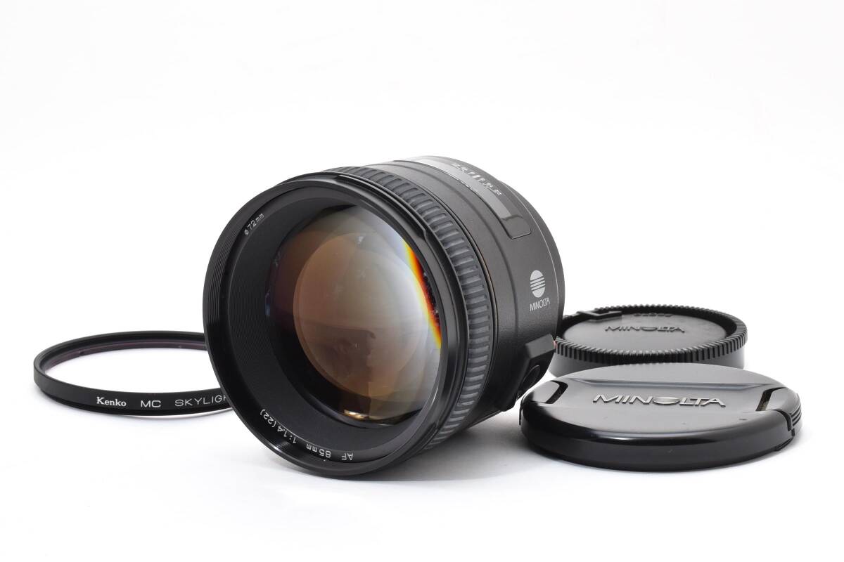 ★美品★ MINOLTA AF 85ｍｍ F1.4 G 保護フィルター付 ミノルタ　 #07014