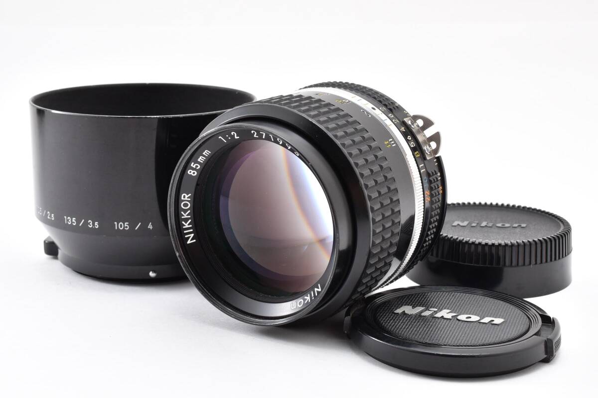 ★美品★ Nikon Ai-S NIKKOR 85mm F2 ニコン オートフォーカス #01281