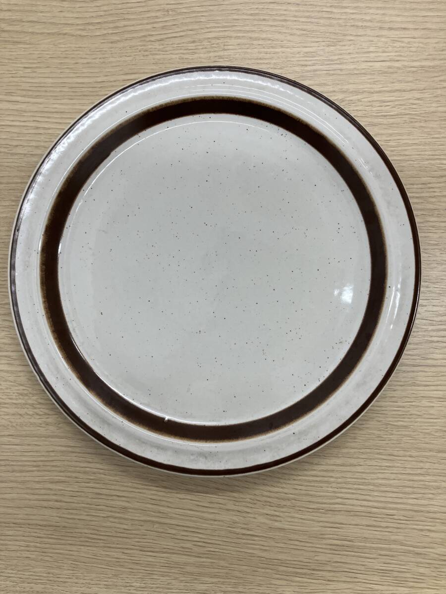 Haniwa Stone ハニワ ストーンウェア 大皿 3459 ARIANE レトロ 食器【74502】