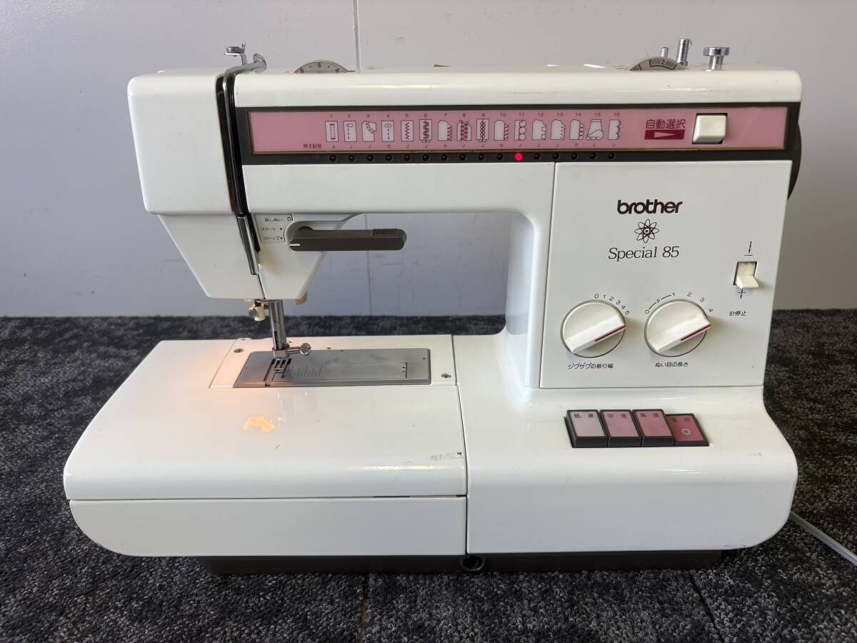 B14 1000円スタート brother ブラザー 家庭用ミシン Special 85 ZZ3-B765 通電・針上下確認済み