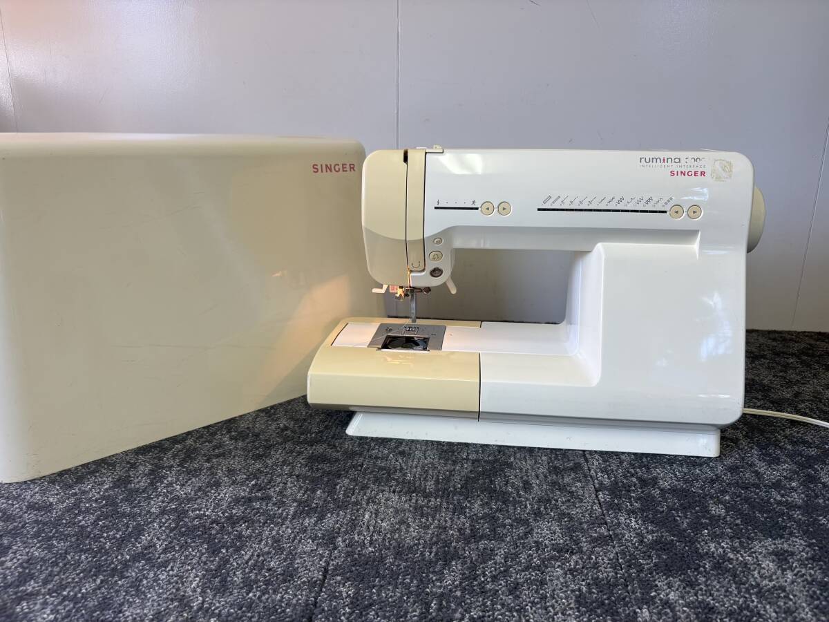 Z29 1000円スタート SINGER シンガー rumina 3000 ルミナ コンピューターミシン 使用説明書 通電確認済 手工芸 裁縫 洋裁 昭和