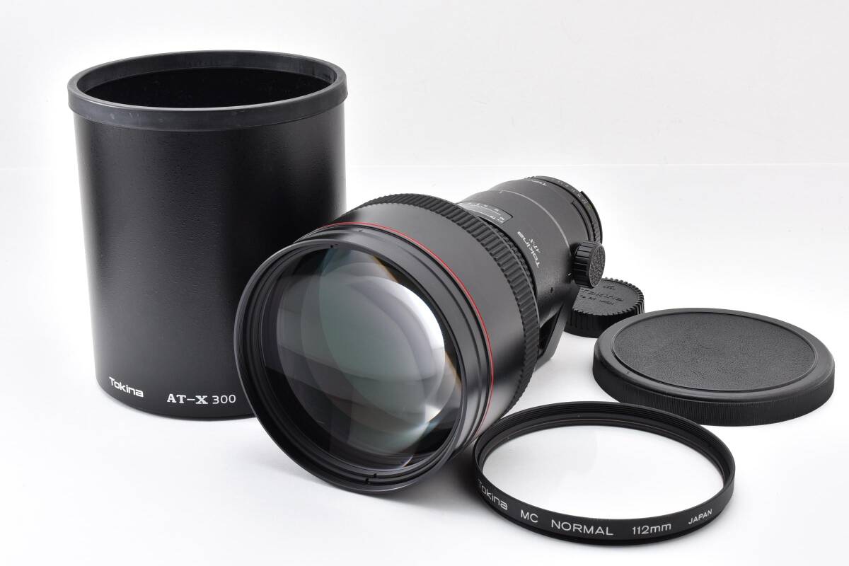 ★希少・外観美品★ トキナー TOKINA AT-X300 AF 300mm F2.8 NIKON ニコン SD フード フィルター付属 Y072#H2866