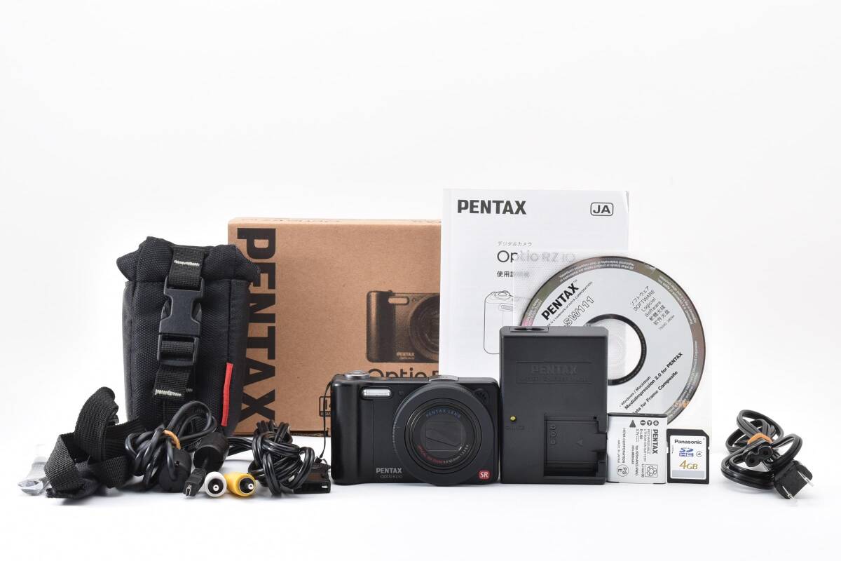 ★ペンタックス PENTAX Optio RZ10 元箱付属 コンパクトデジタルカメラ★ Y075#H2892