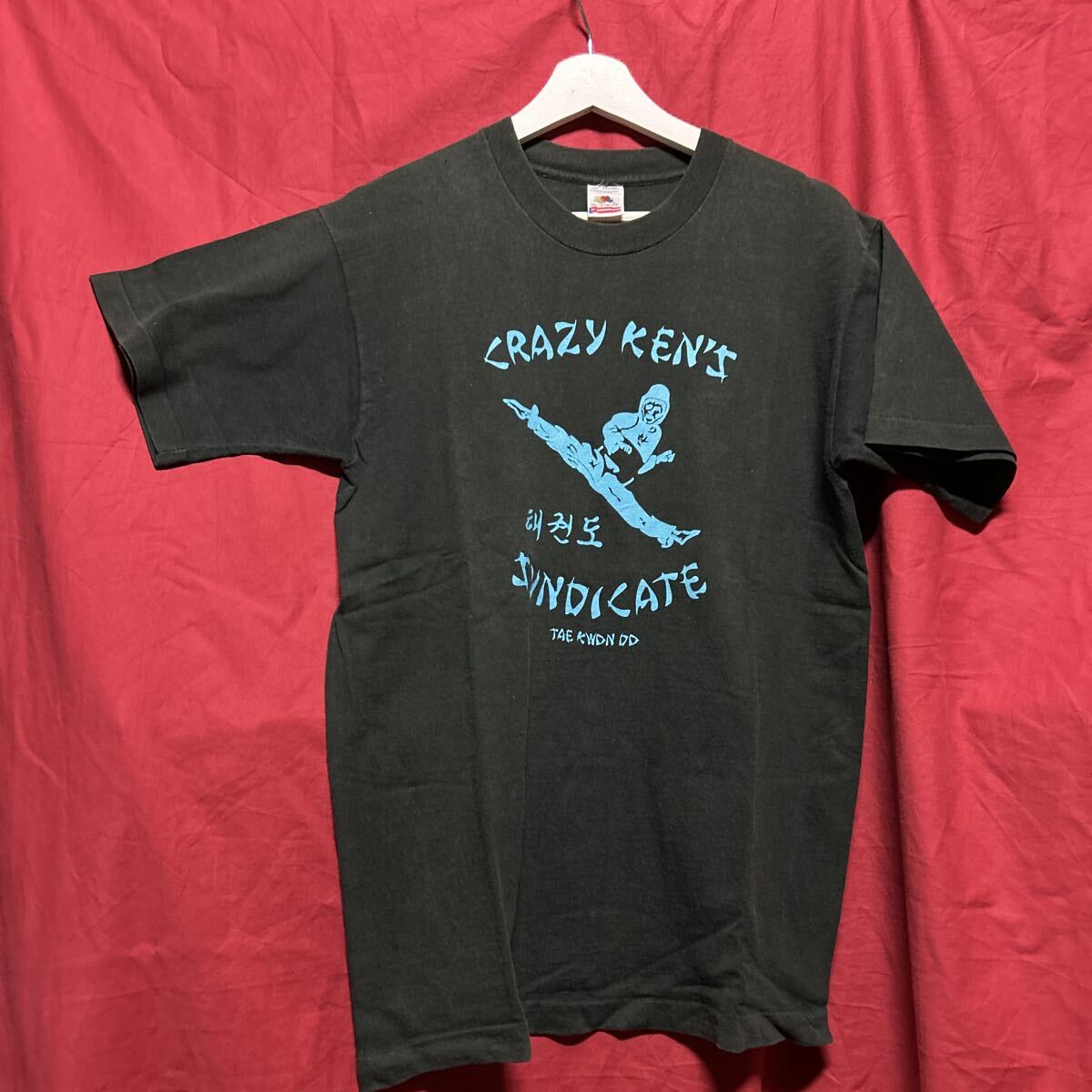 CRAZY KEN'S SYNDICATE TAE KWON DO Tシャツ ブラック　クレイジーケンバンド　クレイジーケン　テコンドー　初期モデル　ダブルジョイ　M