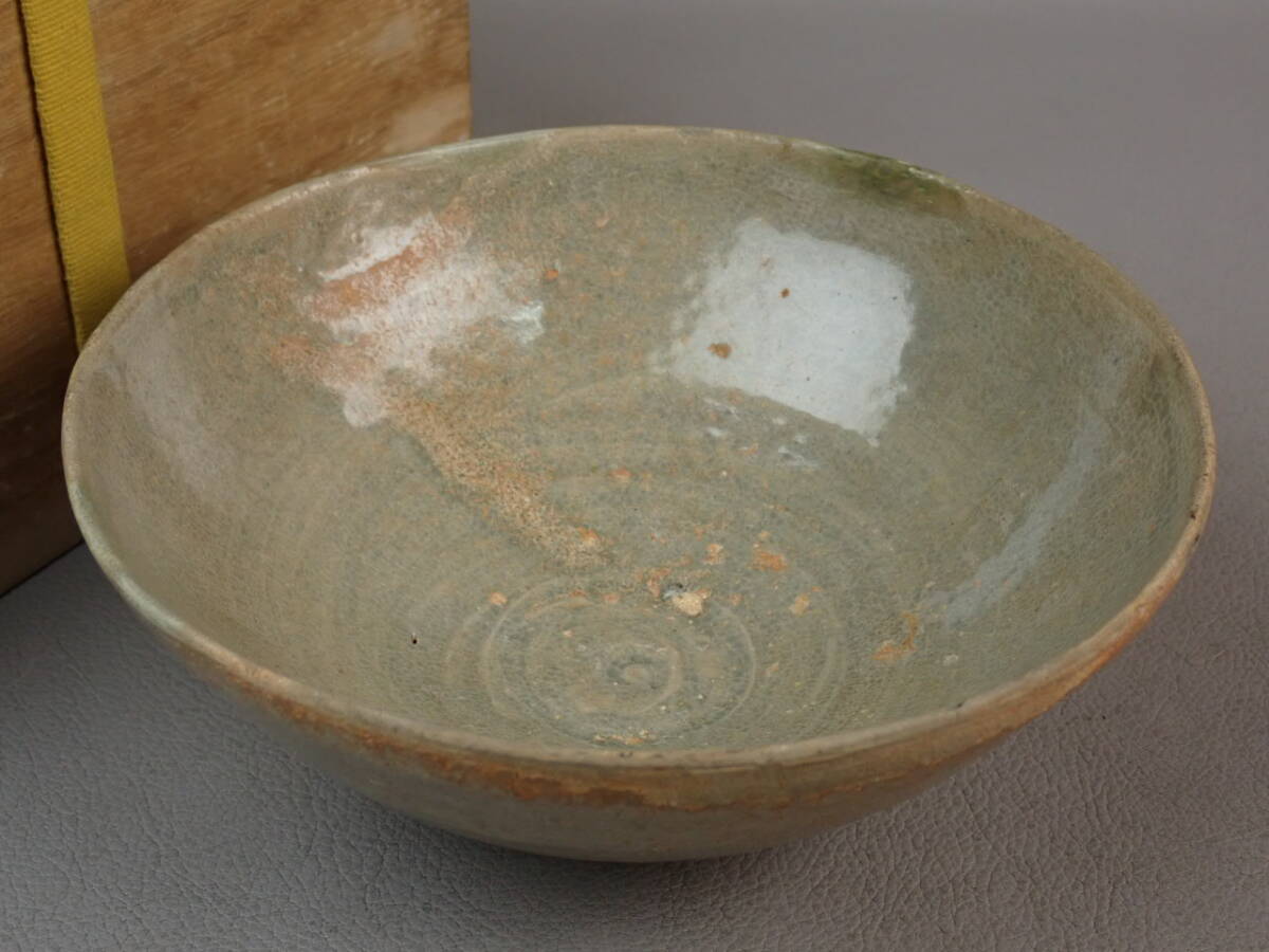 【骨董・茶道具】★李朝★★青磁鉢 hn010ub 茶碗 高麗青磁 朝鮮美術